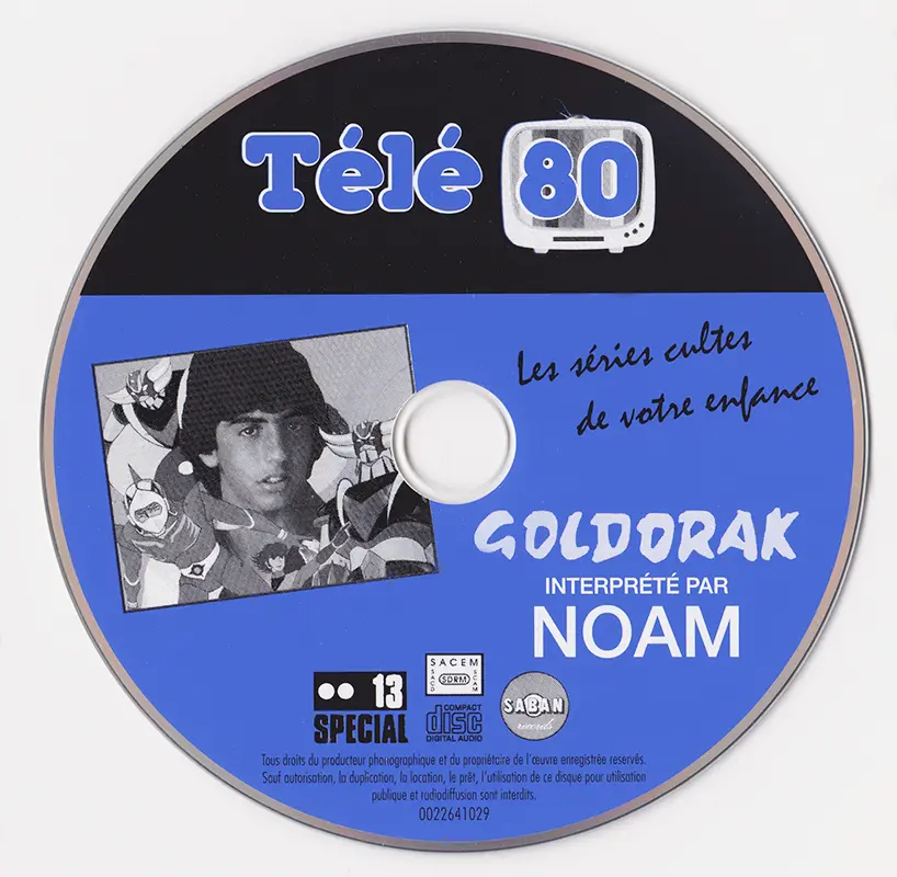 CD TELE80 Goldorak inteprete par Noam CD