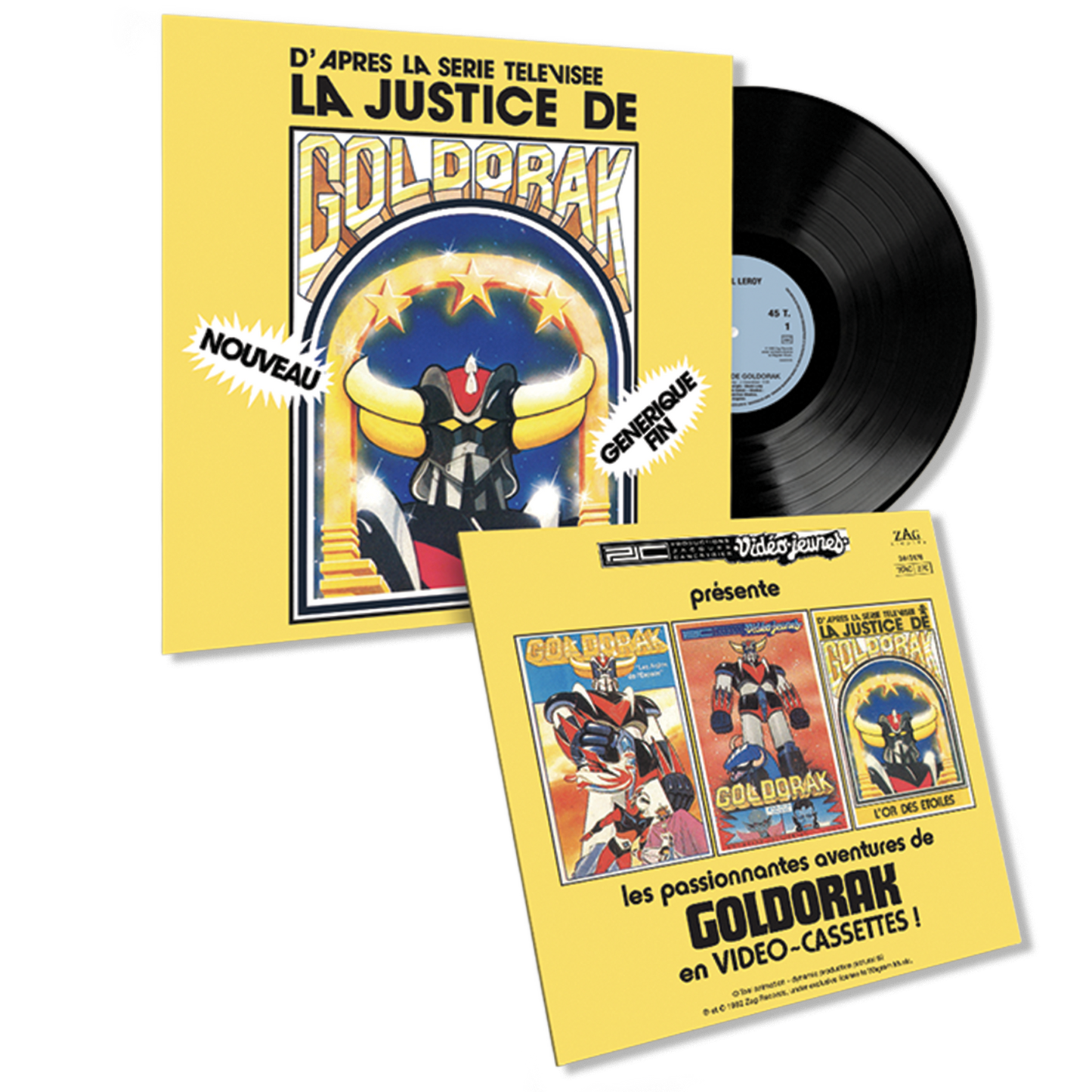 Goldorak 45tours Box Set Justice