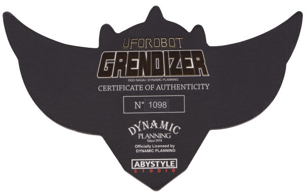 ABYstyle buste grendizer certificat 02