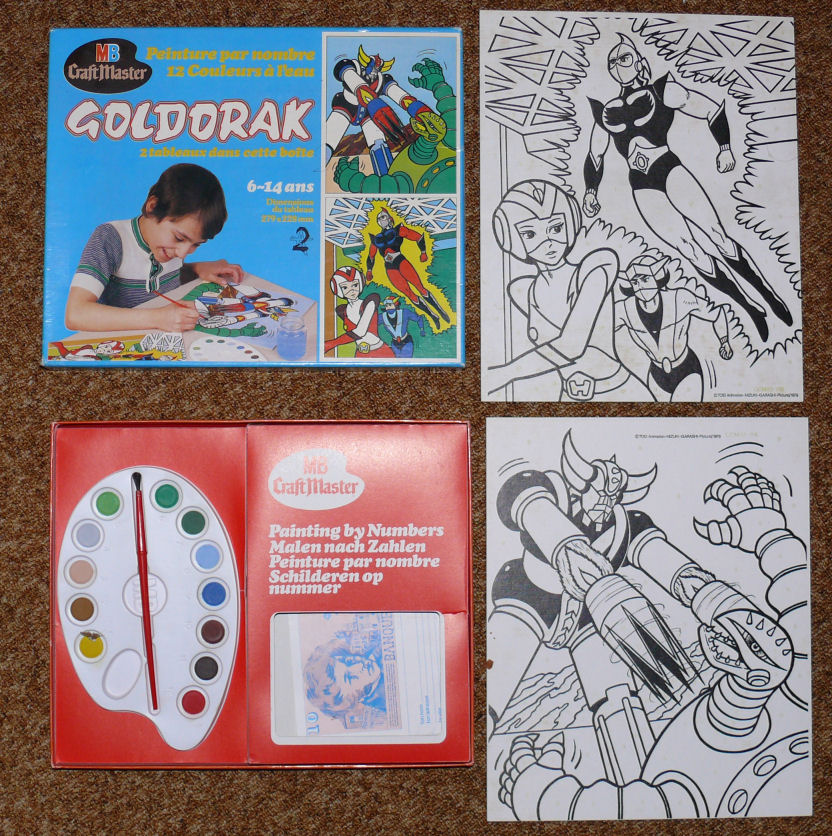 MB peinture craftMaster goldorak