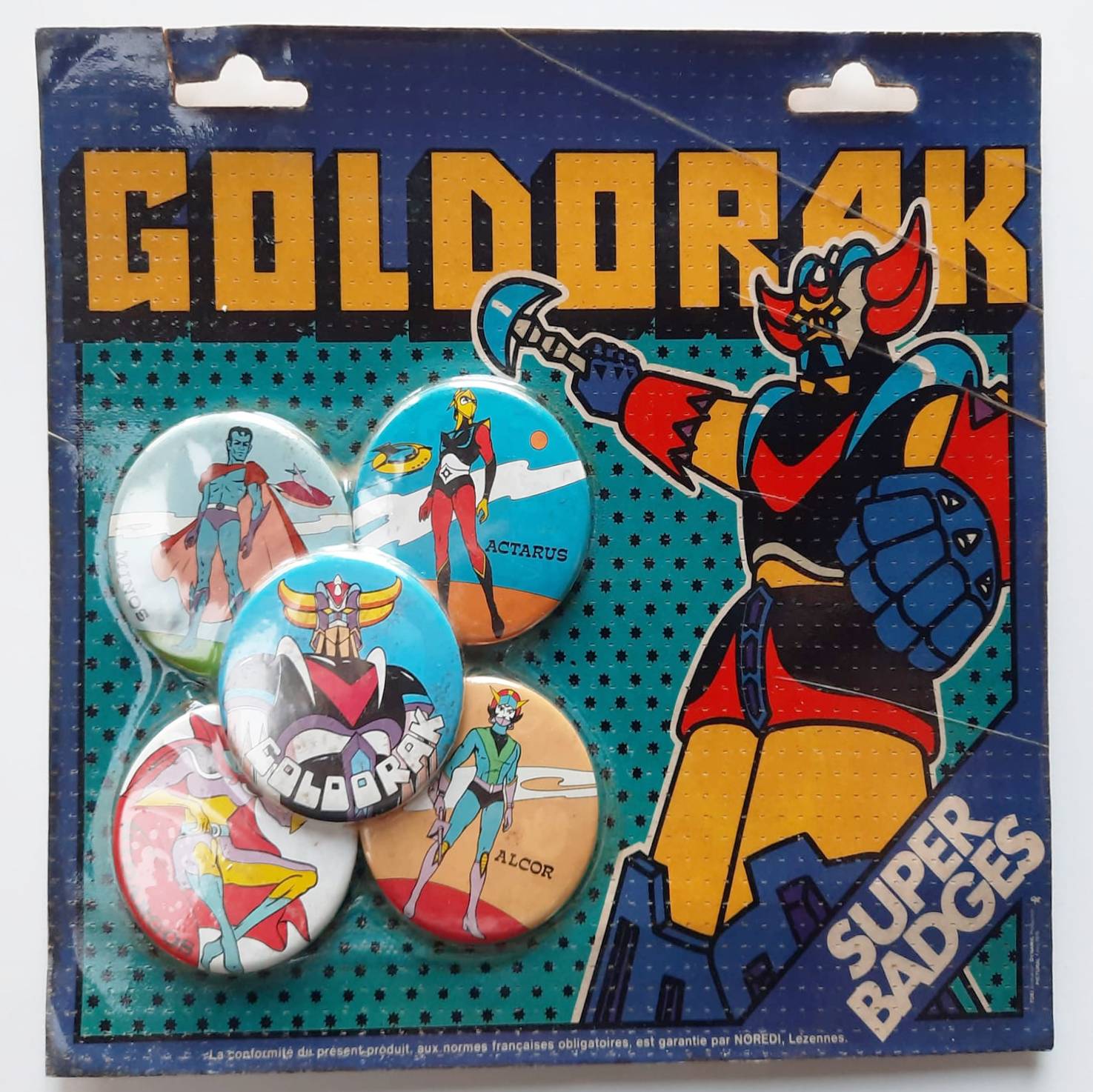 Super Badges Goldorak Blister 1
