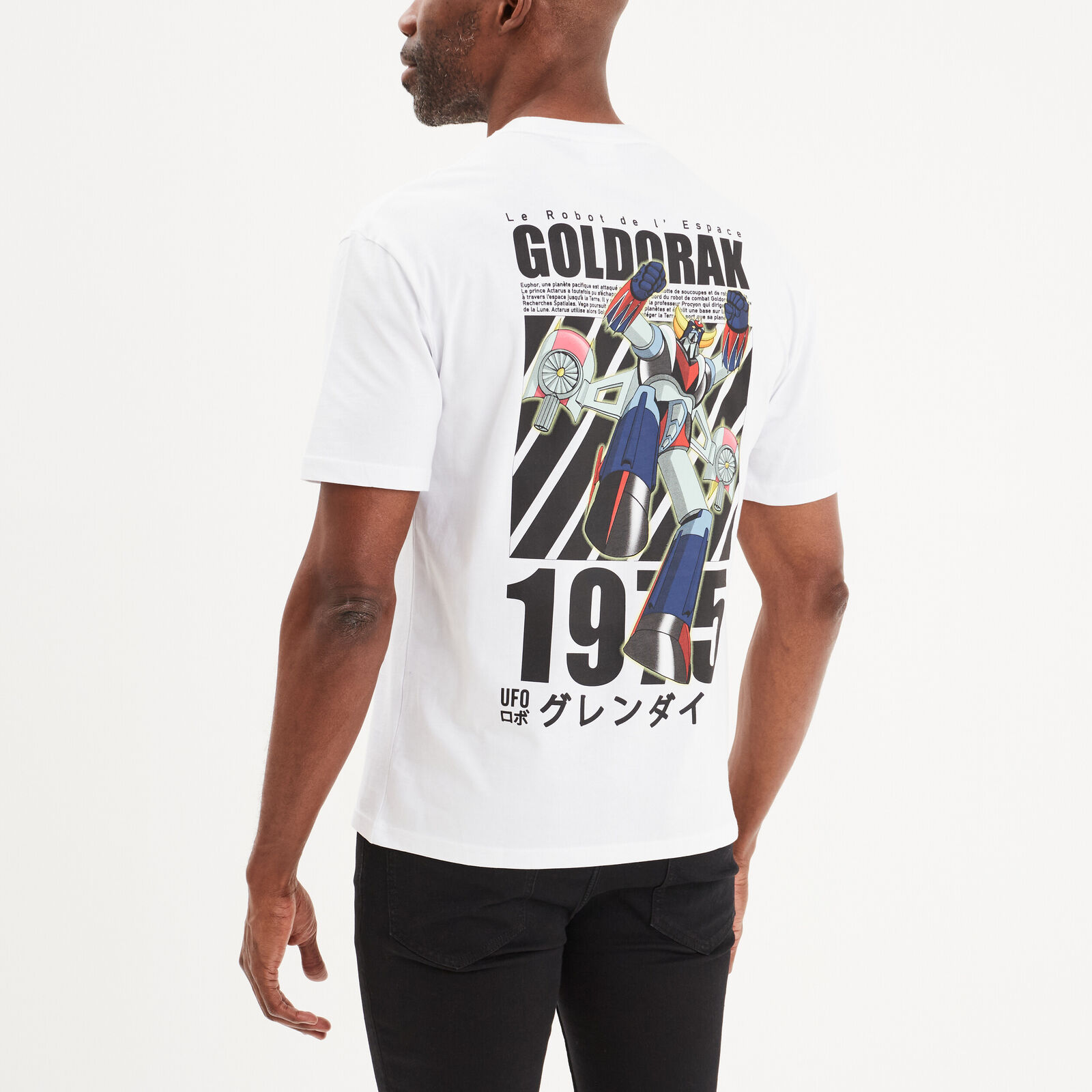 goldorak t shirt blanc 01