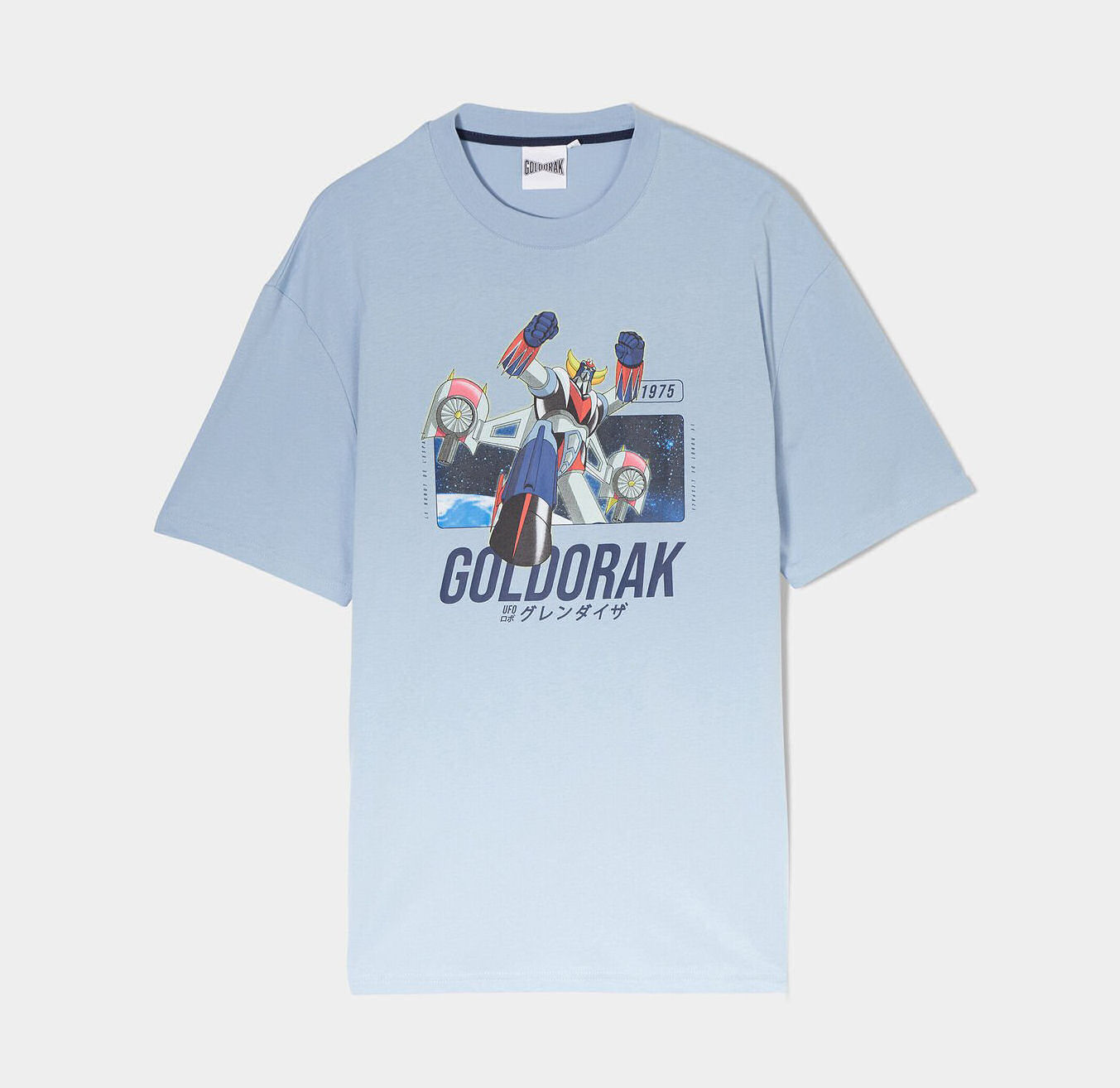 goldorak t shirt bleu clair 01