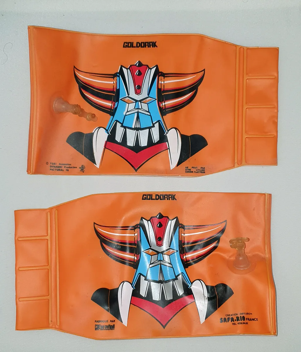 Safa rio Goldorak Bracelets Natation Brassards 02