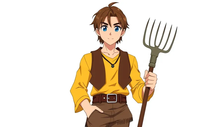 an_adult_male_character_with_medium_length_brown_hair_and_blue_eyes__big_eyebrows__wearing_a_long_sleeved_yellow_jersey__a_brown-72481839-0b67-45bd-b30c-3b5e8480c618.webp