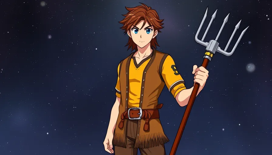 an_adult_male_character_with_length_brown_hair_and_blue_eyes__big_eyebrows__wearing_a_long_yellow_jersey__a_brown-c47ad319-fafe-432a-90ec-5e60c0801507.webp