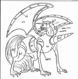 dessin préparatoire de Jiga Jiga.