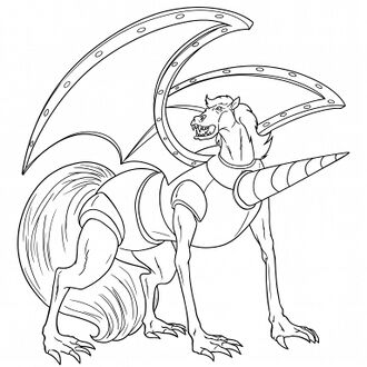 Dessin préparatoire de Jiga Jiga.