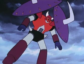 Golgoth 42 en mode robot.