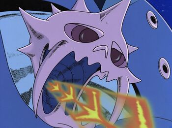 Golgoth 40 peut cracher un rayon destructeur.