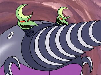 Golgoth 35 peut se déplacer sous la terre.