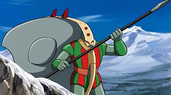 Antirak 19 dispose d'une lance.