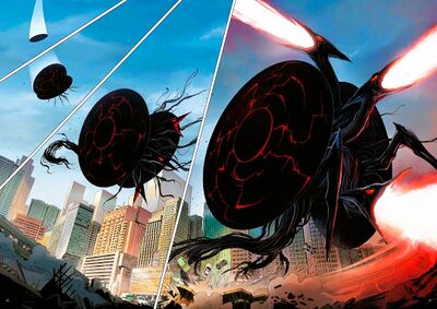 Le golgoth Hydragon ravage la Terre.