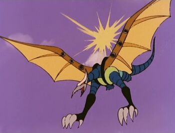Un golgoth à l'allure de ptérodactyle.
