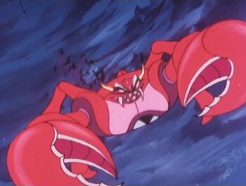 Un golgoth en forme de crabe.