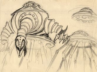 Croquis préparatoire.